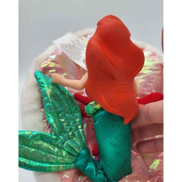 1997 VTG Rare Disney The Little Mermaid Stick Puppet Clamshell Sebastian Ariel - Picture 8 of 12